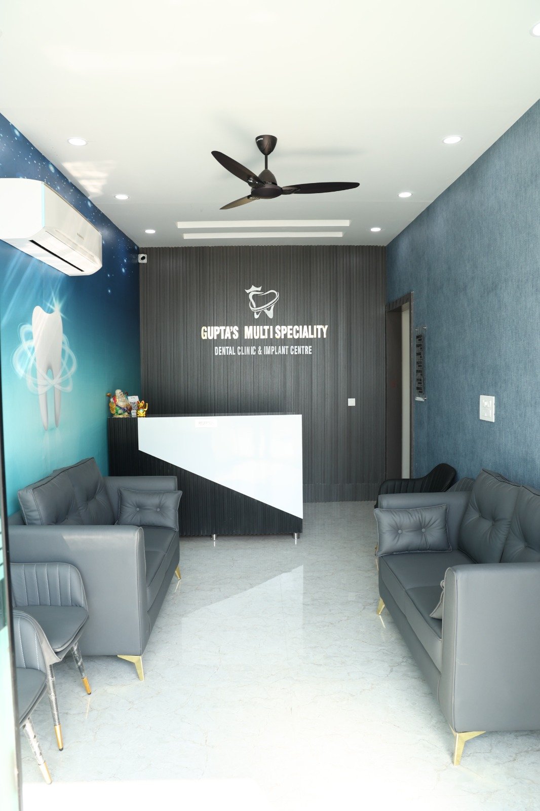 Modern Dental Clinic Operatory with sterile equipment